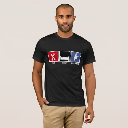 Kickboxing T-shirt (Voorkant volledig)