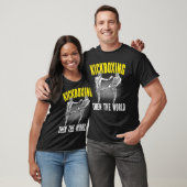 Kickboxing Then The World Kickboxer Combat Fightin T-shirt (Unisex)