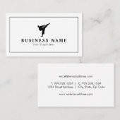 Kickboxing - Visitekaartje voor krijgskunst (Voorkant / Achterkant)