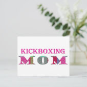 KickboxingMam Briefkaart (Staand voorkant)