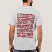 kickboxstijlen t-shirt (Achterkant)