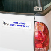 Kick'em uit in 2008!!! bumpersticker (Op Truck)