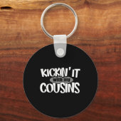 Kicken Met Mijn Neven 1 Design Sleutelhanger (Voorkant)