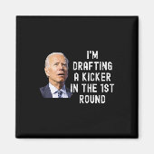 Kicker Funny Fantasy Football Dr. Magneet (Voorkant)