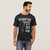 Kicker Funny Fantasy Football Dr. T-shirt (Voorkant volledig)