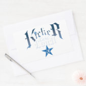 Kicker Logo Rechthoekige Sticker (Envelop)
