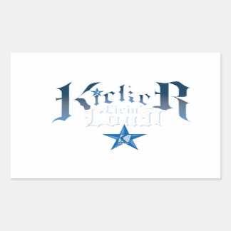 Kicker Logo Rechthoekige Sticker