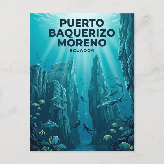 Kicker Rock, Galápagos-eilanden Ecuador Briefkaart (Voorkant)