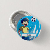 KickerButton met  Nametag Ronde Button 3,2 Cm (Voorkant /achterkant)