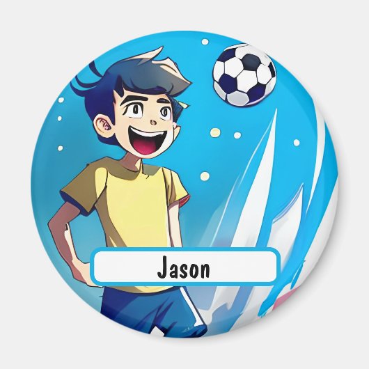 Kickermagneet met  diameter magneet (Voorkant)