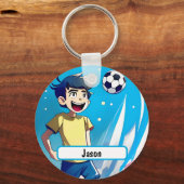KickerSleutelhanger met  Nametag Sleutelhanger (Voorkant)