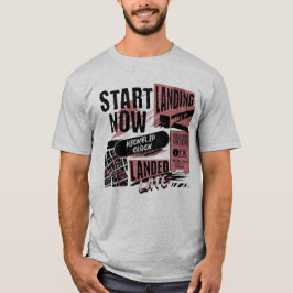 Kickflip Klok Skateboarden Street Skater T-shirt