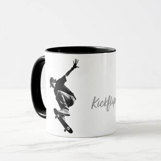 Kickflip naar Luner Orbit Mok (Voorkant links)