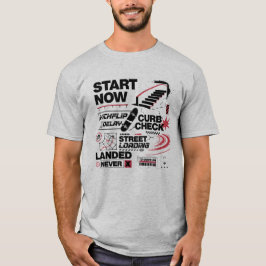 Kickflip Vertrag Skateboard Street Skaten T-shirt