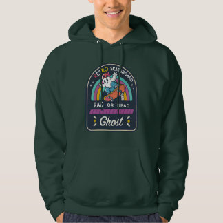 Kickflippin' Schattige Ghost beroemd gemaakt door  Hoodie
