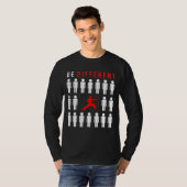 Kickin Chuckles: Karate - Wees anders dan andere T-shirt (Voorkant volledig)
