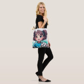 Kickin Cutie Canvas tas (Op model)