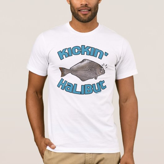 Kickin' Halibut Vist Shirt (Voorkant)