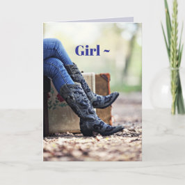 KICKIN HAPPY BIRTHDAY KAART