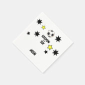 Kickin het op Six Soccer 6th Birthday Party Servet (Hoek)