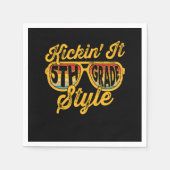 Kickin it 5th Grade Style Student Team Servet (Voorkant)