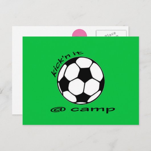 Kickin it @ Camp Briefkaart (Voorkant / Achterkant)