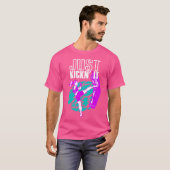 Kickin' it Funny Kickboxing T-shirt (Voorkant volledig)