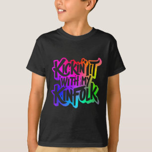 Kickin' It met mijn Kinfolk Funny Family reünie T-shirt