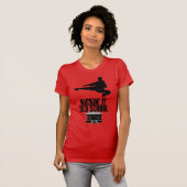 Kickin it Old School T-shirt (Voorkant volledig)