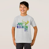 Kickin it, Soccer Graphic T-shirt (Voorkant volledig)