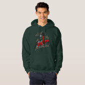 Kickin' it with Santa Hoodie (Voorkant volledig)