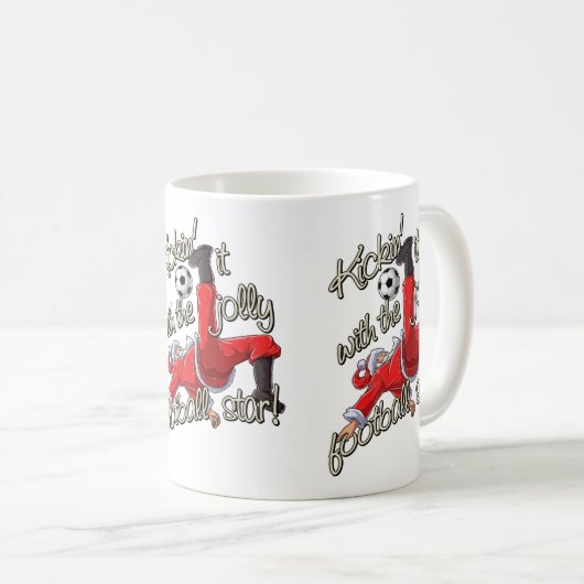 Kickin' it with Santa Koffiemok (Voorkant rechts)