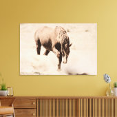 Kickin omhoog de Stofgestrekte Druk van het Canvas Afdruk (Insitu (Woonkamer))