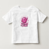 Kicking for a Cure – Roze Voetbal Borstkanker Awa Kinder Shirts (Voorkant)
