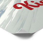 Kicking Horse Canada Snowboarden Reisposter Poster (Hoek)