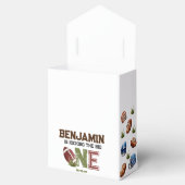 Kicking The Big One Football 1e verjaardag Bedankdoosjes (Geopend)