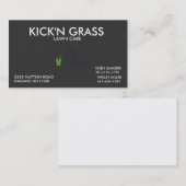 KICK'N GRASS VISITEKAARTJE (Voorkant / Achterkant)