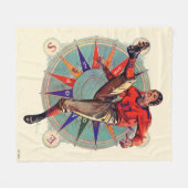 Kickoff Fleece Deken (Voorkant (Horizontaal))