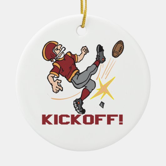 Kickoff Keramisch Ornament (Voorkant)