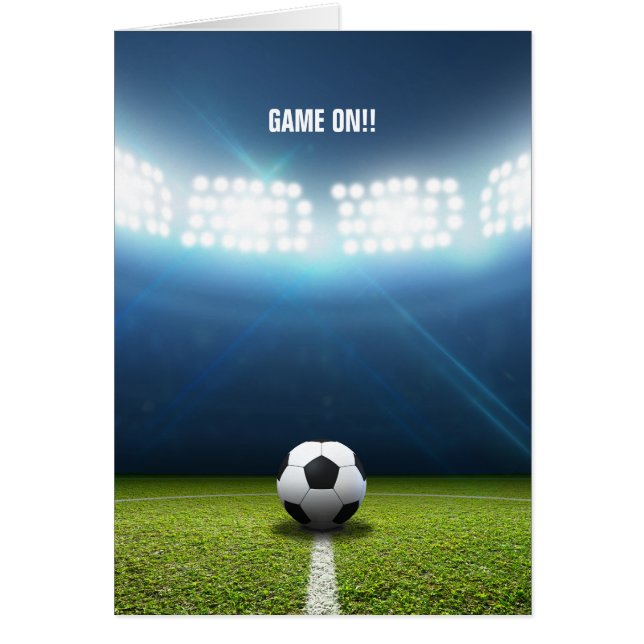 Kickoff Stadium en Voetbal (Voorkant)