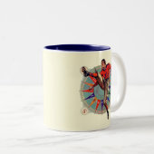 Kickoff Tweekleurige Koffiemok (Voorkant rechts)