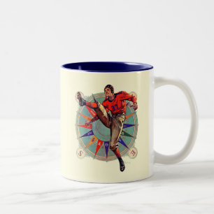 Kickoff Tweekleurige Koffiemok