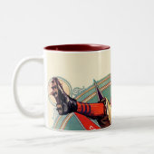 Kickoff Tweekleurige Koffiemok (Links)