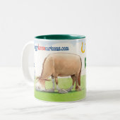 Kickpaard-koffie Tweekleurige Koffiemok (Voorkant links)