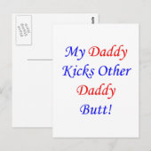 Kick's andere papa kont! briefkaart (Voorkant / Achterkant)