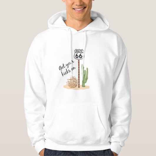 Kicks op route 66 hoodie (Voorkant)