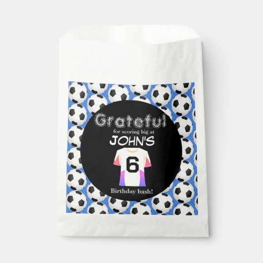 Kickstart de viering van de 6e verjaardag bedankzakje (Voorkant)