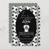 Kickstart de viering van de 6e verjaardag kaart (Voorkant / Achterkant)