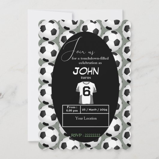 Kickstart de viering van de 6e verjaardag kaart (Voorkant)