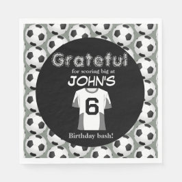 Kickstart de viering van de 6e verjaardag servet